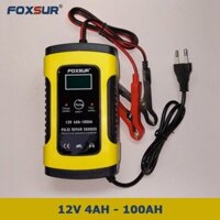 Sạc Bình Ắc Quy 12V 8AH 150AH 24V 4AH 100AH FOXSUR