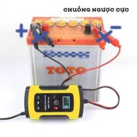 Sạc bình ac quy 12v từ 4Ah-100Ah có chức năng phục hồi acquy bằng khử sunfat, thông minh tự ngắt khi đầy