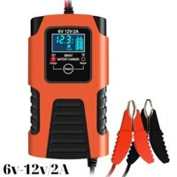 Sạc bình ắc quy 6v 12v 2A 4Ah - 40Ah  tự ngắt, phục hồi ắc quy, khử sunfat chống ngược cực