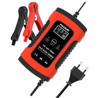 Sạc bình ắc quy ô tô xe máy 12V 4Ah - 100Ah FOXSUR tự ngắt khi đầy chức năng bảo dưỡng phục hồi ắc quy bằng khử sunfat