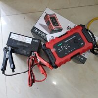 Sạc bình ắc quy sạc ắc quy ô tô xe máy 12V 6A 4AH-120AH FOXSUR màn hình LED mẫu mới tự ngắt khi đầy khử sunfat sac acquy