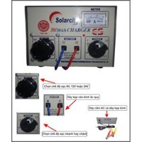 SẠC BÌNH ẮC QUY SOLARCITY 30A - 6V/12V/24V