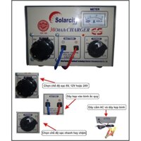 SẠC BÌNH ẮC QUY SOLARCITY 30A - 6V/12V/24V