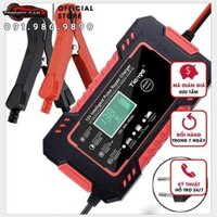 Sạc bình acquy 12V/6A 4Ah-100Ah tự ngắt khi đầy chức năng bảo dưỡng phục hồi ắc quy bằng khử sunfat chống ngược cực