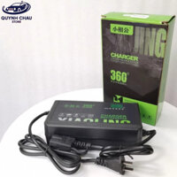 Sạc Bình Xe Đạp Điện, Xe Máy Điện - Tự Ngắt 48V2.8A, 60V2.8A, 72V2.8A, Dung Lượng 12Ah-28Ah (Báo %)