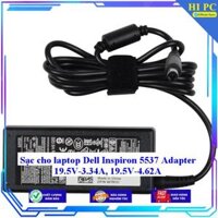 Sạc cho laptop Dell Inspiron 5537 Adapter 19.5V-3.34A 19.5V-4.62A - Kèm Dây nguồn - Hàng Nhập Khẩu