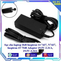 Sạc cho laptop Dell Inspiron 14 7437 N7437 Inspiron 15 7548 Adapter 19.5V-2.31A 19.5V-3.34A - Hàng Nhập Khẩu