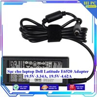 Sạc cho laptop Dell Latitude E6520 Adapter 19.5V-3.34A, 19.5V-4.62A