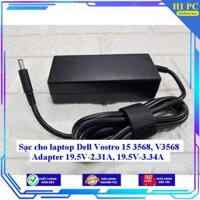 Sạc cho laptop Dell Vostro 15 3568 V3568 Adapter 19.5V-2.31A 19.5V-3.34A - Kèm Dây nguồn - Hàng Nhập Khẩu