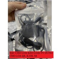 sạc cho loa kéo loại 9V dùng cho loa Q8, K108, S8...