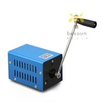 Sạc Công Suất Cao Khẩn Cấp Tay Quay Dynamotor Sạc USB Di Động Cắm Trại Ngoài Trời Sinh Tồn Dynamotor