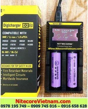 Sạc đa năng LCD NiteCore D2