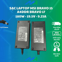 Sạc dành cho (Adapter for)  Laptop MSI Bravo 15 A4DDR Bravo 17, Bravo 17 A4DDR A4DDR-009 180W