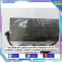 Sạc dành cho Laptop Asus ROG Zephyrus G15 M GA502IU GA502IU-AL007T GA502IU-ES76 GL504GM GL504GM-DS74 - Kèm Dây nguồn - Hàng Nhập Khẩu