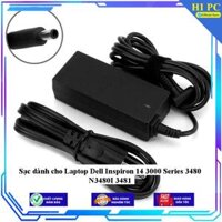 Sạc dành cho Laptop Dell Inspiron 14 3000 Series 3480 N3480I 3481 - Kèm Dây nguồn - Hàng Nhập Khẩu