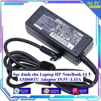 Sạc dành cho Laptop HP NoteBook 14 AM060TU Adapter 19.5V-3.33A - Kèm Dây nguồn - Hàng Nhập Khẩu