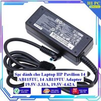 Sạc dành cho Laptop HP Pavilion 14 AB115TU 14 AB119TU Adapter 19.5V-3.33A 19.5V-4.62A - Kèm Dây nguồn - Hàng Nhập Khẩu