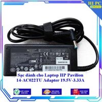 Sạc dành cho Laptop HP Pavilion 14-AC022TU Adapter 19.5V-3.33A - Kèm Dây nguồn - Hàng Nhập Khẩu