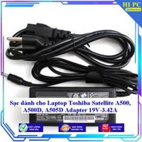 Sạc dành cho Laptop Toshiba Satellite A500 A500D A505D Adapter 19V-3.42A - Kèm Dây nguồn - Hàng Nhập Khẩu