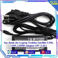 Sạc dành cho Laptop Toshiba Satellite L550 L555 L555D Adapter 19V-3.42A - Kèm Dây nguồn - Hàng Nhập Khẩu