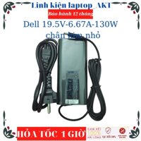 Sạc Dell 19.5V- 6.67A- 130W-ZIN Ovan chân kim nhỏ Dell Precision 5510 5520 5530 5540 M3800 Dell XPS 9550 15 9550