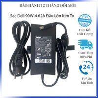 Sạc Dell Slim 90W 19.5V 4.62A Đầu Lớn Dùng Cho Latitude E6520 E6530 E7240 E7270 E7250 E7440 E7450 E7470 E6540 E6440 Zin