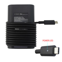 Sạc DELL XPS 12 9250 65W USB-C ADAPTER CHARGER HA65NM170 2YK0F M1WCF oval