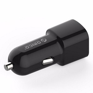 Sạc điện thoại 2 cổng USB trên ô tô Orico UCL-2U