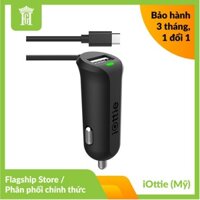 Sạc Điện Thoại Ô Tô iOttie RapidVolt Mini USB HGshop Tích Hợp Đầu Sạc Micro USB - BH 3 tháng