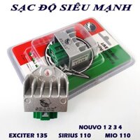 Sạc độ cho Exciter 135, Nouvo 1 2 3 4, Sirius 110 Mio 110 xăng cơ - Shark Malaysia