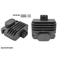 Sạc độ HSB V2 Racing siêu mạnh cho xe Honda Wave Dream Xe 50cc ( Sirius Exciter ...) Chân Đen / Chân Xanh