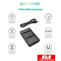 SẠC ĐÔI PIN Fujifilm NP-W126S Ravpower dùng cho máy ảnh Fujifilm FinePix, X-A5, X-H1, X-A10, X100F, X-T10, X-T20....