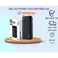 Sạc dự phòng 10.000 - 20.000MAH  Led Display WP-163, xiao mi Gen3