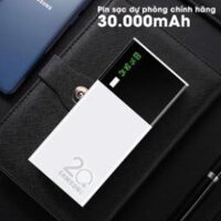 Sạc dự phòng 10000 mAh 2 cổng USB Sạc nhanh, có đèn pin