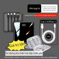 【SẠC DỰ PHÒNG 10000mAh 22.5W】- 3 CỔNG SẠC NHANH | SIÊU MỎNG 8MM + VỎ KIM LOẠI CHỐNG XƯỚC | BH CHÍNH HÃNG 12 THÁNG