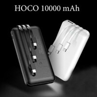 Sạc dự phòng 10000mah có Led báo Pin tích sẵn 3 cổng sạc Lighting, Micro USB, TypeC và 1 cổng USB