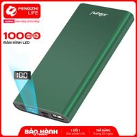 Sạc dự phòng 10000mAh pin sạc dự phòng màn hình hiển thị võ nhôm kim loại giá rẻ chính hàng JUYUPU PR-5C dành cho iPhone Samsung OPPO VIVO HUAWEI XIAOMI cục sạc dự phòng