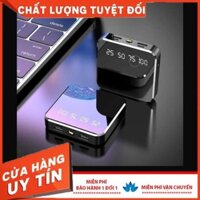 SẠC DỰ PHÒNG 10000Mha  mặt gương có hiển thị phần trăm pin