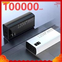 Sạc Dự Phòng 12W 100000mAh Sạc Siêu Nhanh Vooc Flash Sạc Qc3.0 PD22.5W Sạc Điện Di Động Sạc dự phòng di động dung lượng