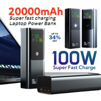 Sạc Dự Phòng 20.000mAh Công Suất PD100W - Sạc Nhanh, Hỗ Trợ Sạc Laptop, Pin Sạc Dự Phòng Cao Cấp