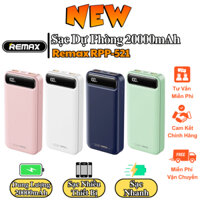 Sạc Dự Phòng 20000mAh Remax RPP-521, Sạc Nhanh, Tích Hợp Nhiều Cổng Sạc, Sạc Được Nhiều Thiết Bị Cùng Lúc, Nhiều Màu Sắc
