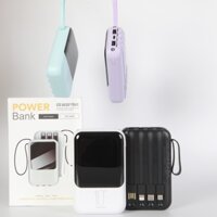 Sạc dự phòng 20000mAh sạc nhanh dung dượng lớn có sẵn nhiều dây sạc - Power Bank