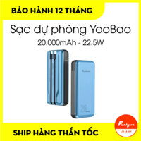 Sạc dự phòng 20000mAh Yoobao LC6 PD 20W