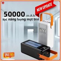 sạc dự phòng 50000MAh 100000mahn hàng năng lượng mặt trời ngoài trời chính hãng Pin ngoài không thấm nước Nguồn điện LED