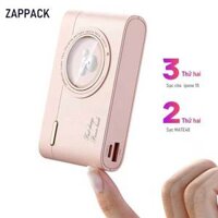 Sạc dự phòng 5000mah sạc mini nhỏ gọn siêu dễ thương kèm dây sạc cho nhiều dòng điện thoại, tích hợp dây đi kèm