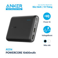 Sạc dự phòng ANKER PowerCore 10400mAh với 2 cổng PIQ sạc tối ưu 5V/3A - A1214 - Dung lượng cao sạc được đến hơn 2 lần iPhone 11 Pro Max trang bị nhiều công nghệ an toàn tiên tiến giúp bảo vệ điện thoại và pin