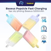 Sạc dự phòng Baseus Popsicle Fast Charging phiên bản iP 5200mAh