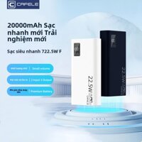 Sạc dự phòng Cafele 22.5W sạc siêu nhanh dung lượng lớn 20000mAh sạc di động đa năng
