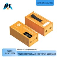 Sạc dự phòng dung lượng lớn pin sạc dự phòng dùng cho điện thoại, máy tính bảng và máy tính 60000 mAh