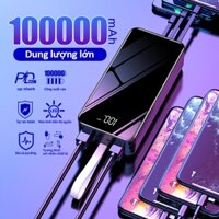 Sạc Dự Phòng Dung Lượng Lớn 100,000mah Phù Hợp Với Mọi Mẫu Điện Thoại